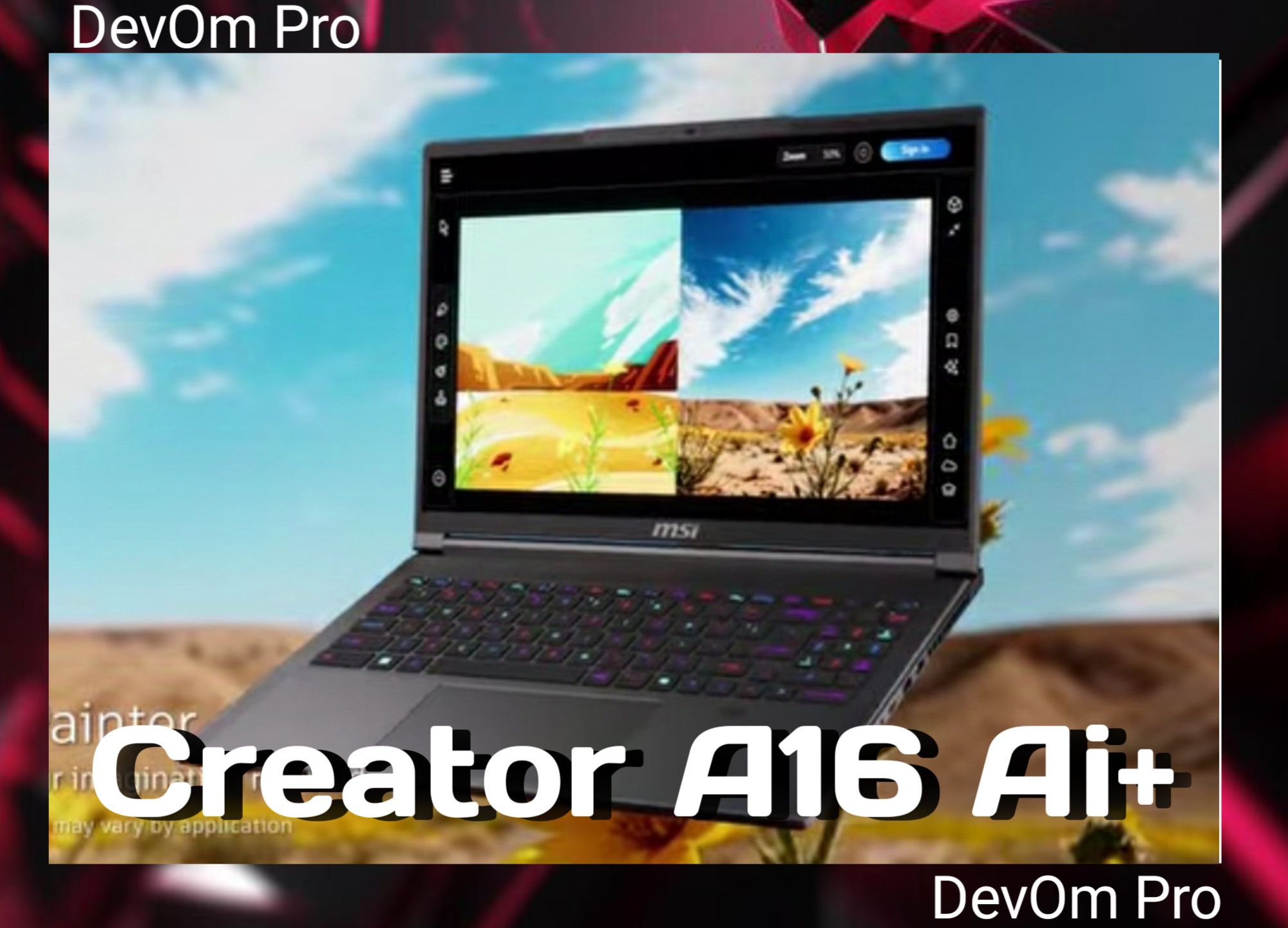 MSI Creator A16 AI Plus: Features and Specifications