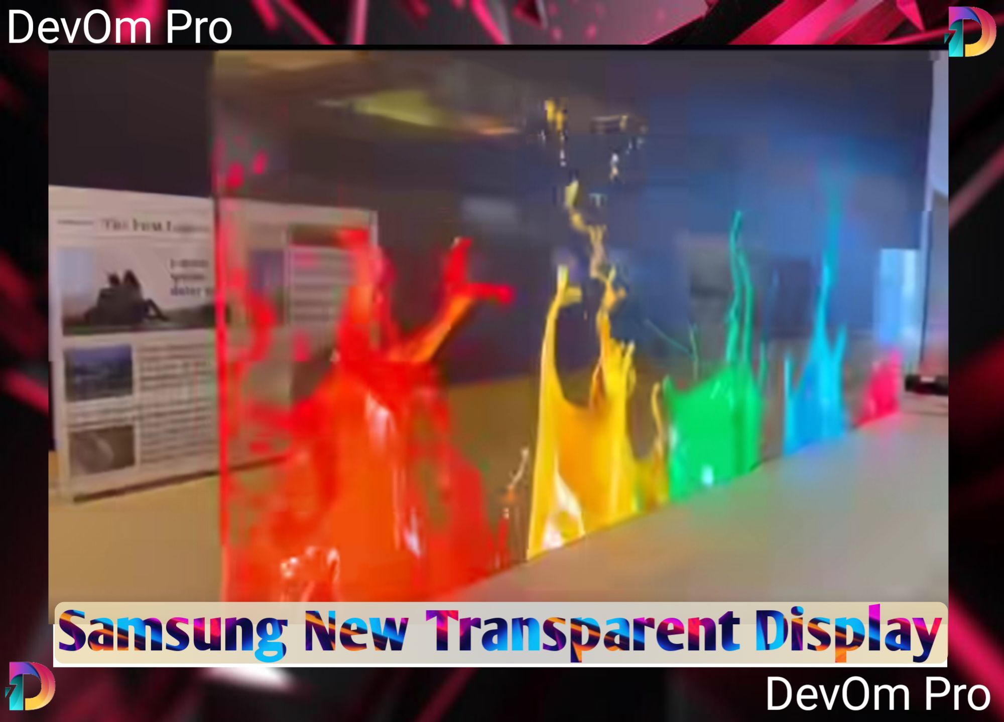 Samsung’s New Transparent Display: Samsung Electronics